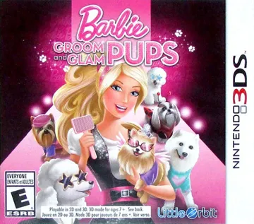 Barbie - Glam and Groom Pups (Usa) box cover front